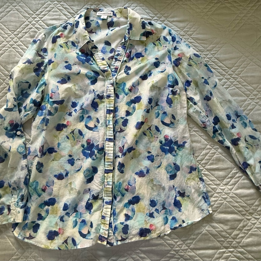 Floral Button-Up Shirt